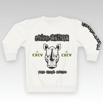rhino Nation Leather Rock Sweatshirt